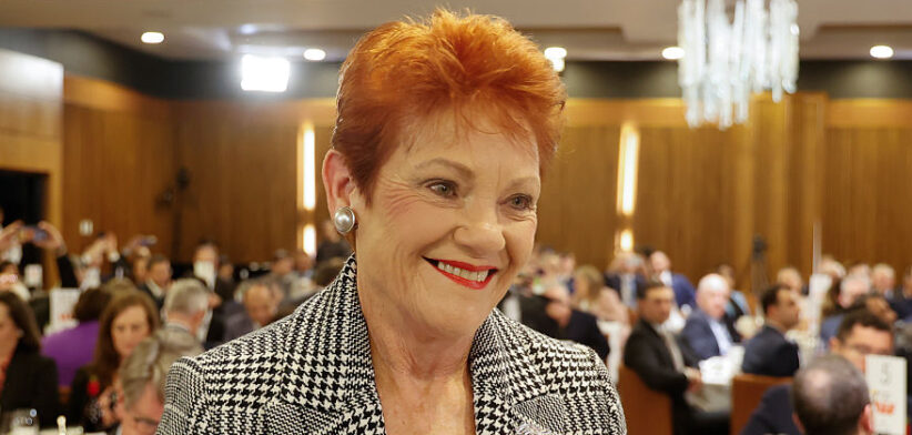 Pauline Hanson, Leader of One Nation, Addresses National Press Club