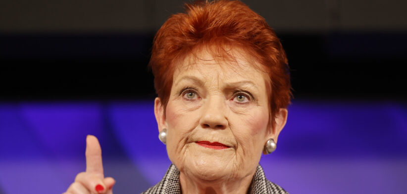 Pauline Hanson, Leader of One Nation, Addresses National Press Club