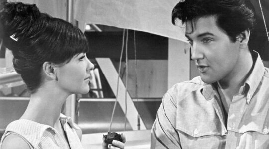 Elvis Presley On Set