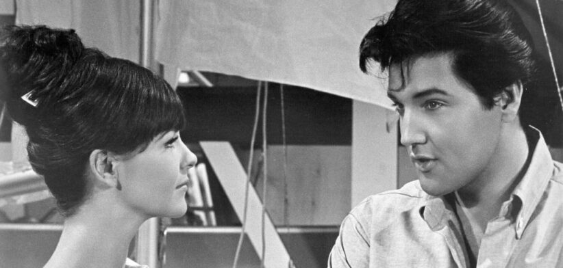 Elvis Presley On Set