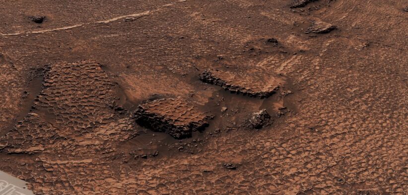 Mars Honeycomb landscape