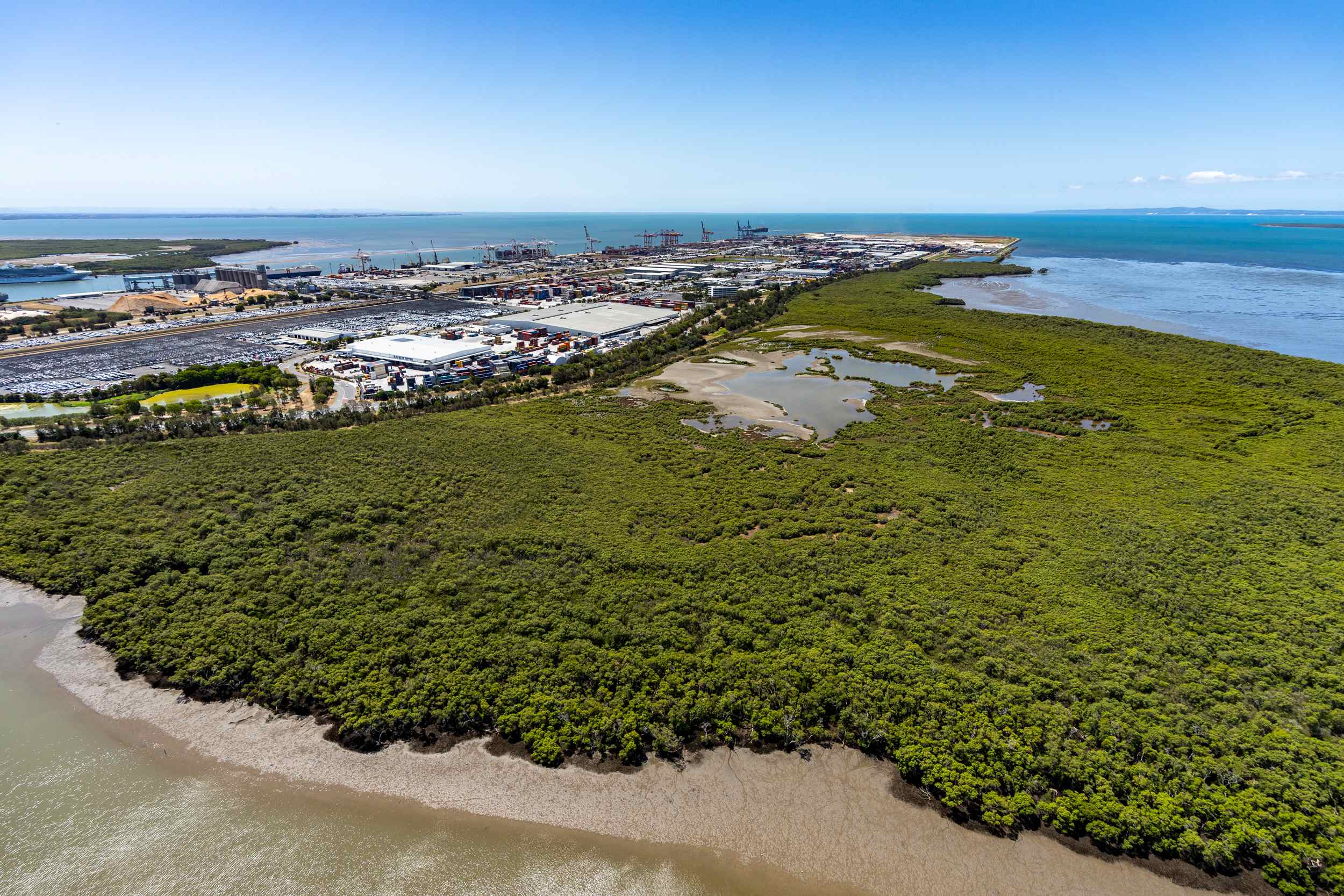 Aerials - Port of Brisbane environment