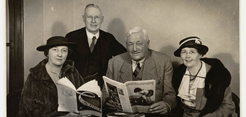 SLNSW_822101_94_Miles_Franklin_far_right_with_W_Farmer_Whyte_standing_Mildred_Seydell_and_M_Paul_Wenz_1938
