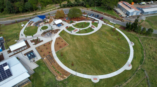 New parkland ‘village green’ opens at Samford