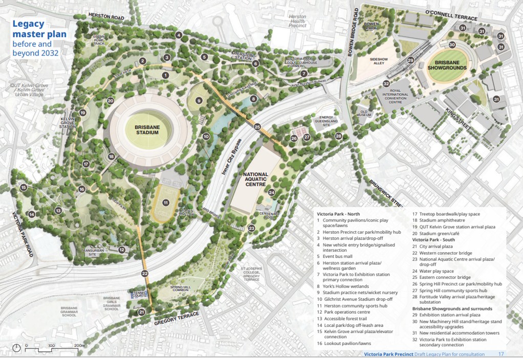 Victoria Park map