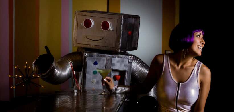 robot & spacegirl