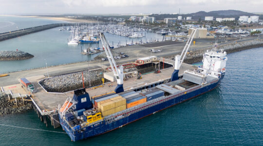 Port of Mackay container handling area completed