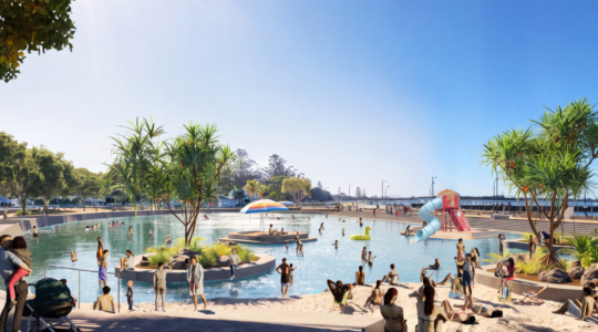 Upgraded pool and water parks proposed for city bayside