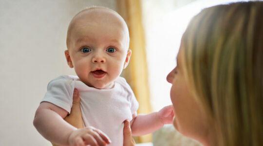 Babies learn from each other very early in life