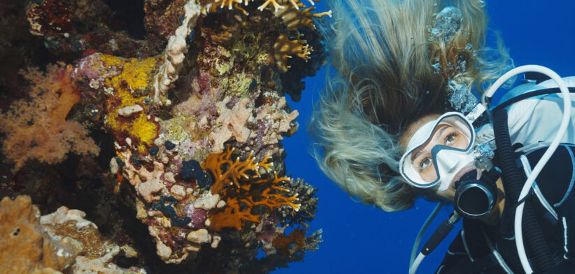Underwater Scuba diver