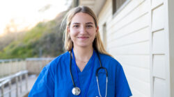Portrait of a medical student