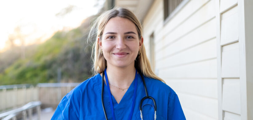 Portrait of a medical student