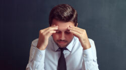 Depressed teacher