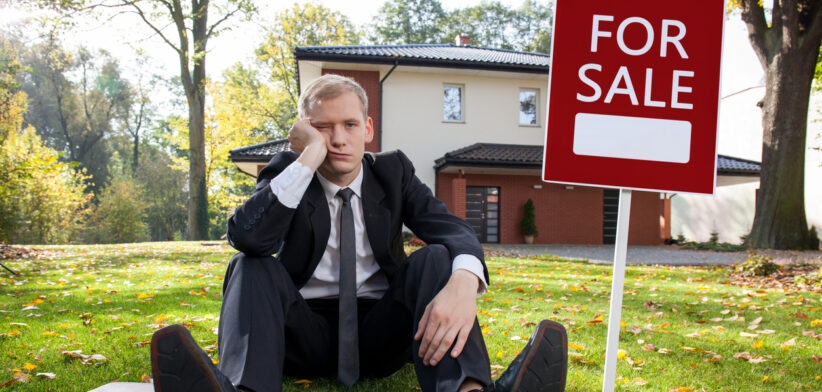 Worried estate agent